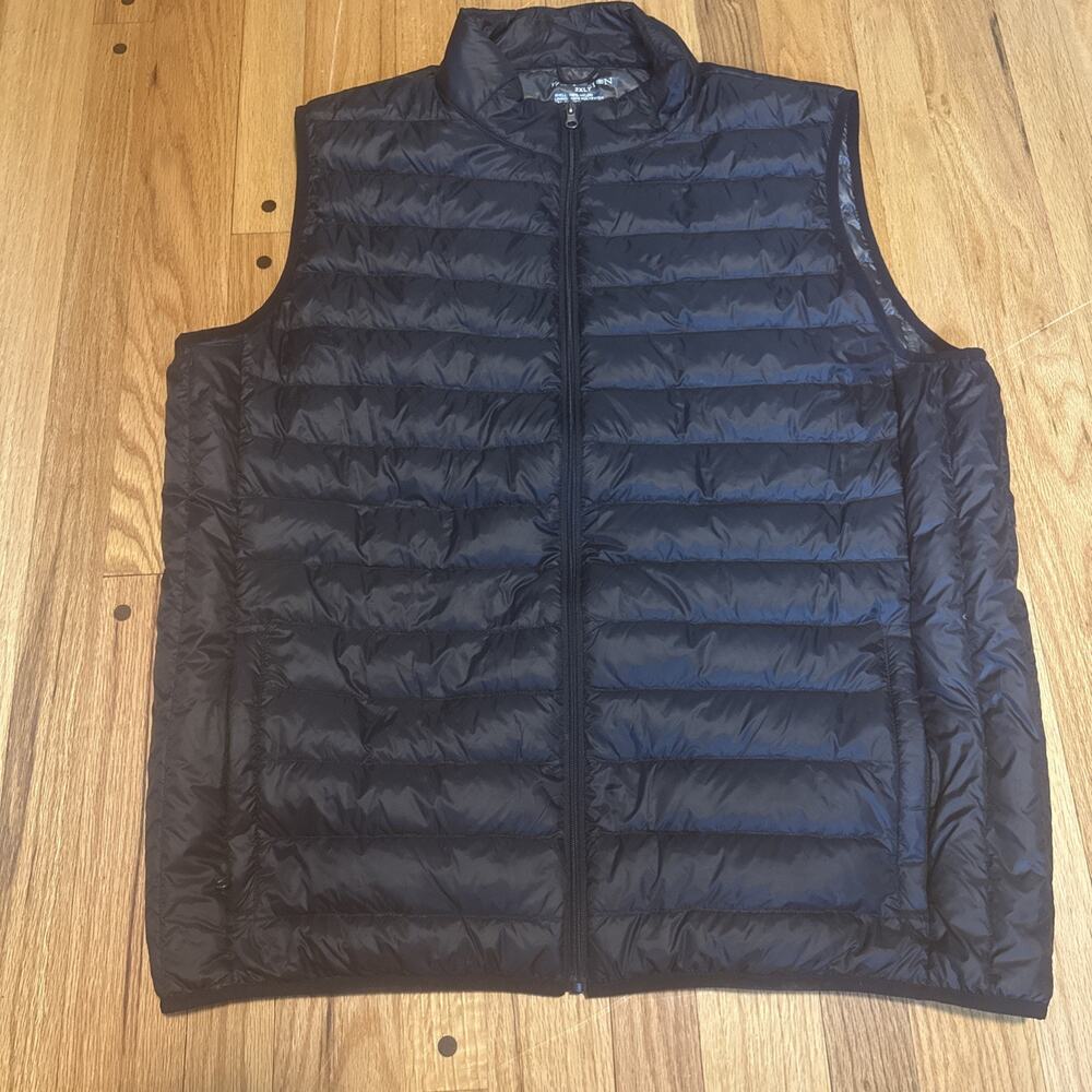 NEW F/X Fusion Down Packable Puffer Vest Black 2XLT Big & Tall